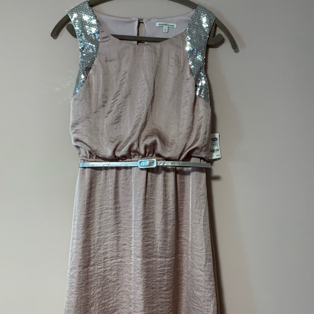 NWT sequined cocktail dress.